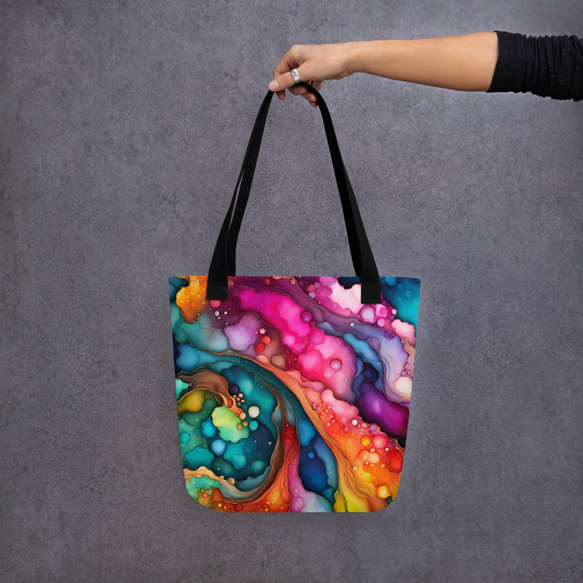 all-over-print-tote-bag-black-15x15-back-69bbd5ec8a898 - Dreamy Phoenix