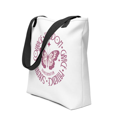 butterfly-transformation-all-over-print-tote-bag-white-15x15-front-Dreamy Phoenix