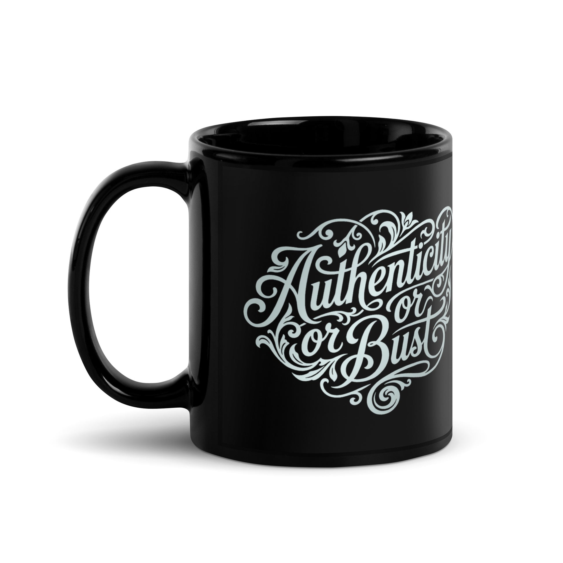 authenticity-or-bust-black-mug-11-oz-handle-on-left-Dreamy Phoenix