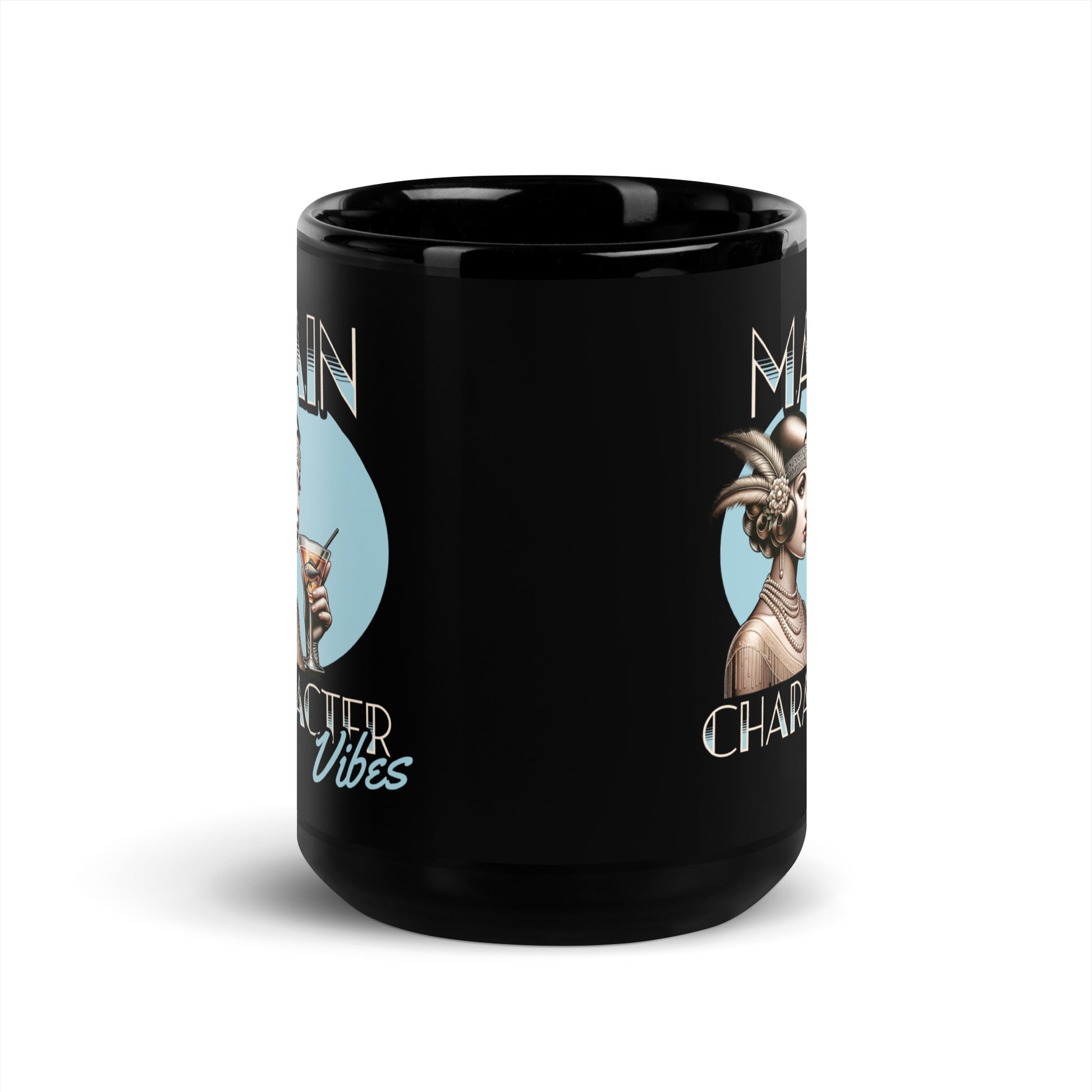 black-glossy-mug-black-15-oz-front-6a1624a775351 - Dreamy Phoenix
