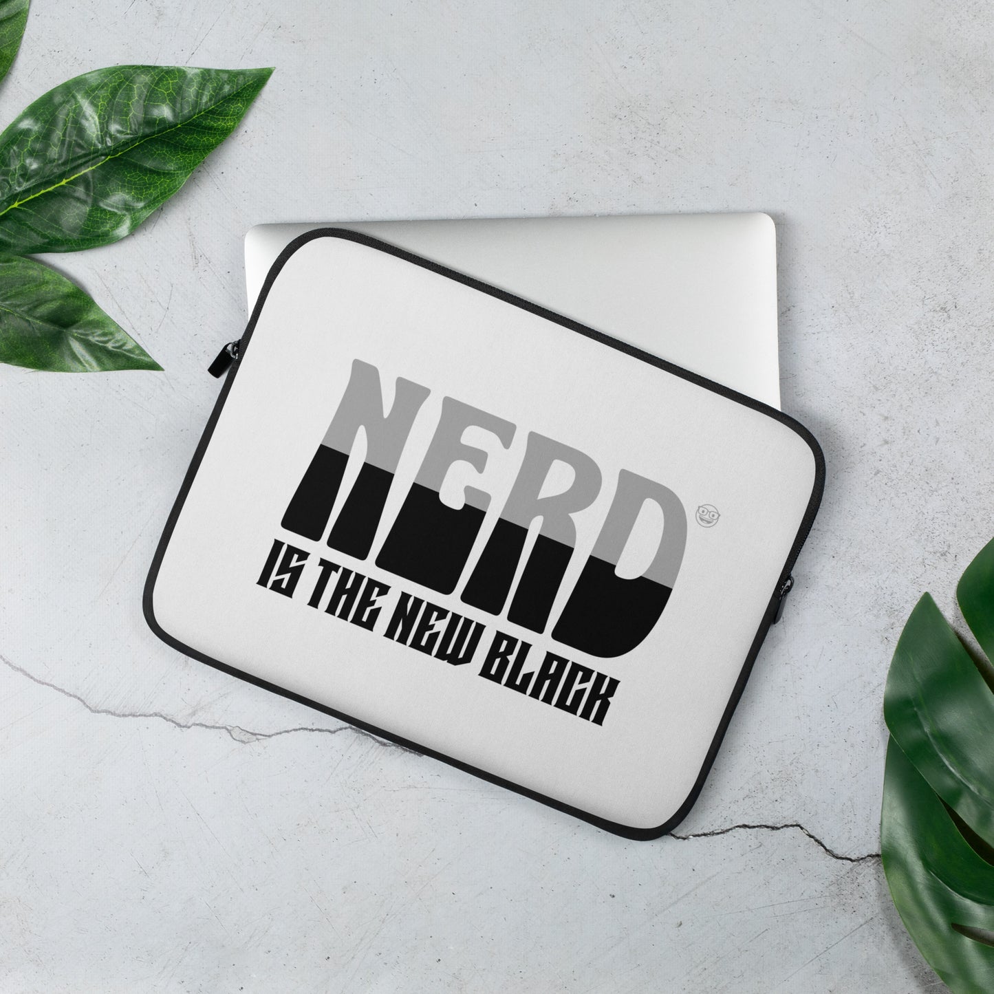Nerd-Is-The-New-Black-laptop-sleeve-13-front-Dreamy Phoenix