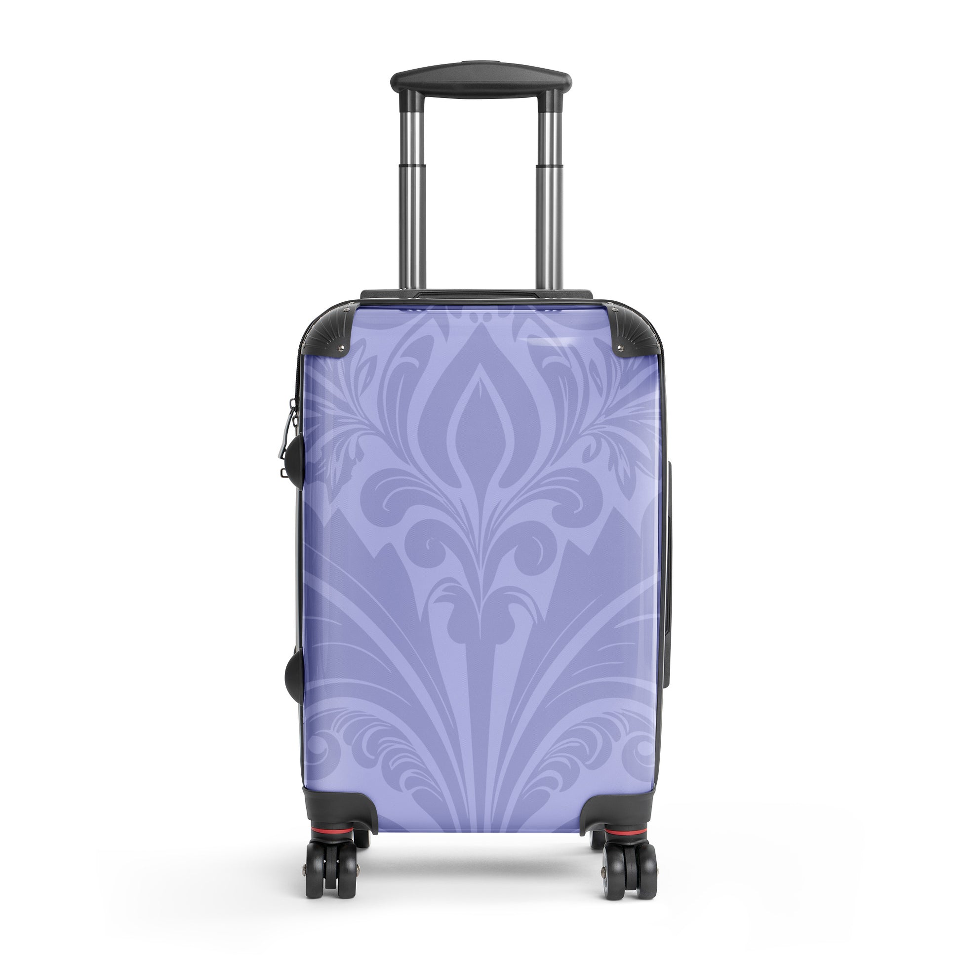 Floral-Bloom-damask-lilac-suitcase-small-front-Dreamy Phoenix