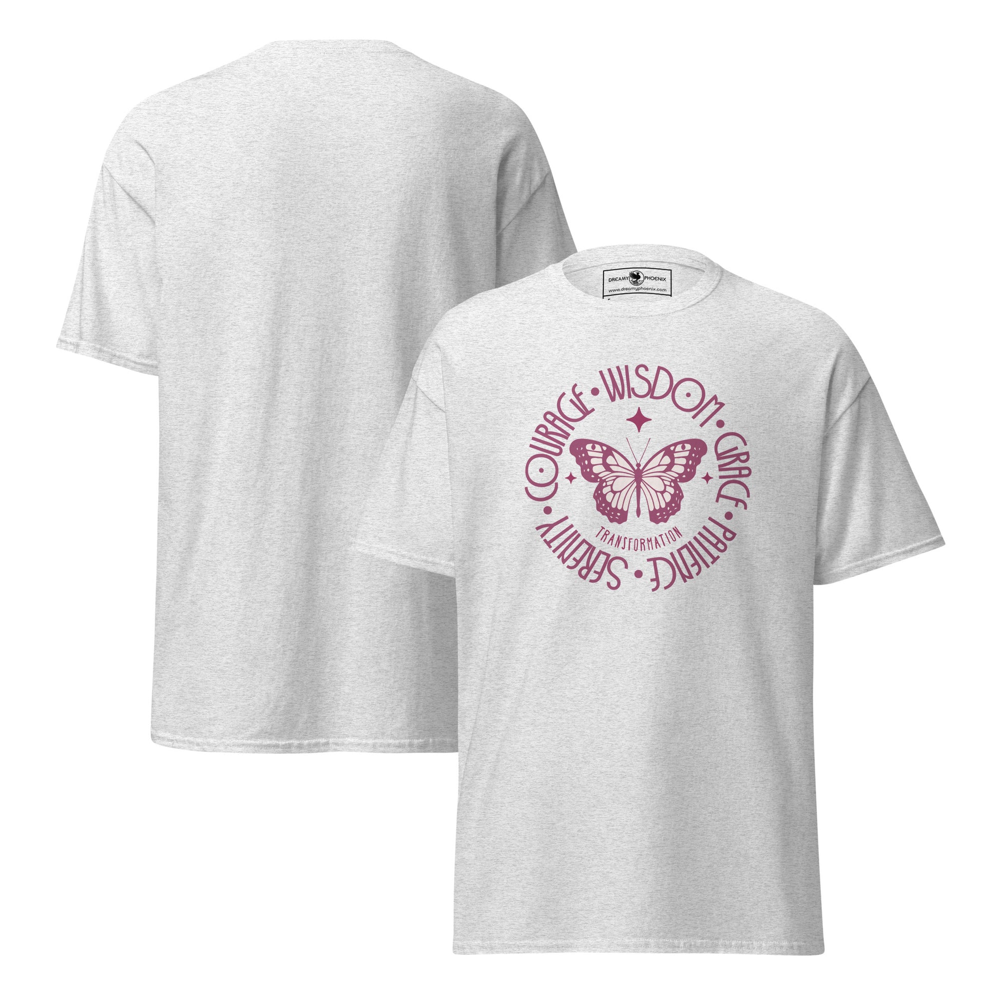 unisex-classic-tee-ash-front-and-back-69dd8a89d1b47 - Dreamy Phoenix