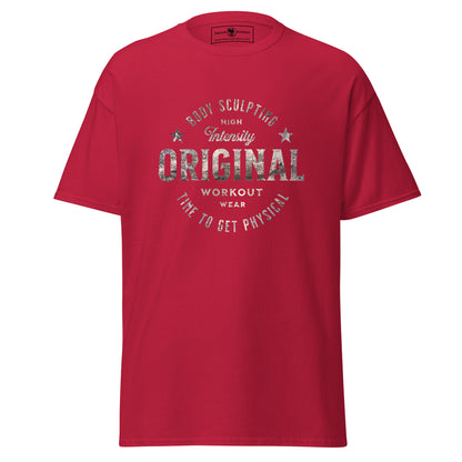 original-workout-wear-unisex-classic-gym-tee-cardinal-red-front-view-Dreamy Phoenix