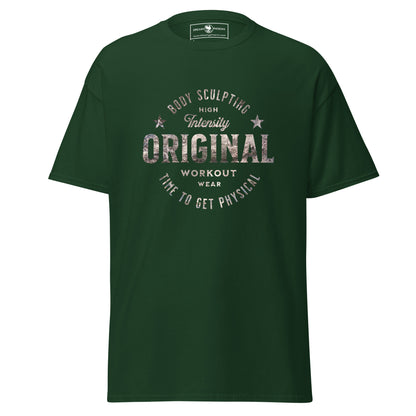 original-workout-wear-unisex-classic-gym-tee-green-front-view-Dreamy Phoenix