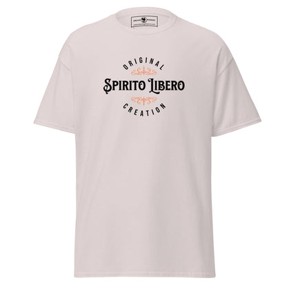 spirito-libero-free-spirit-unisex-classic-tee-ice-grey-colour-front-view-Dreamy Phoenix