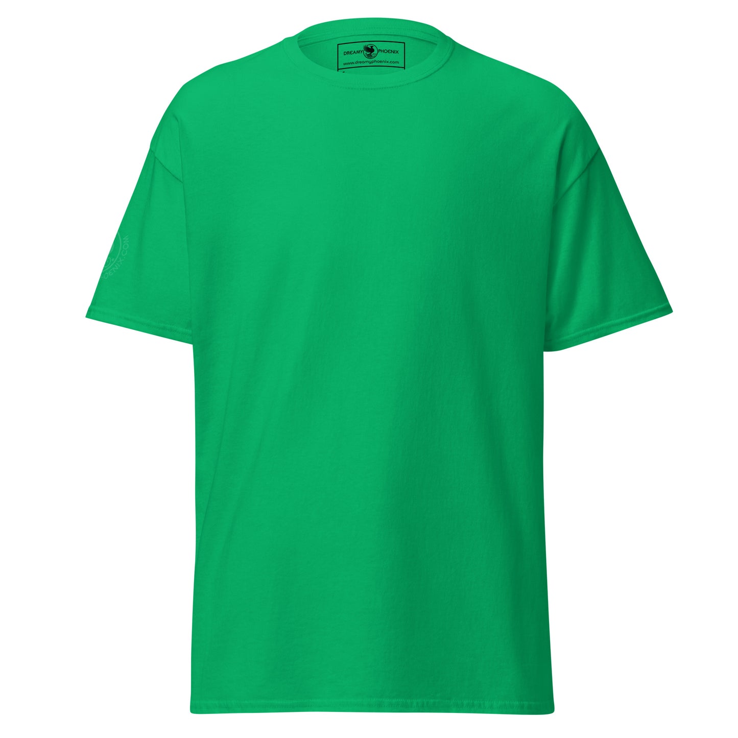 unisex-classic-tee-irish-green-front-69d6ccdc26b48 - Dreamy Phoenix