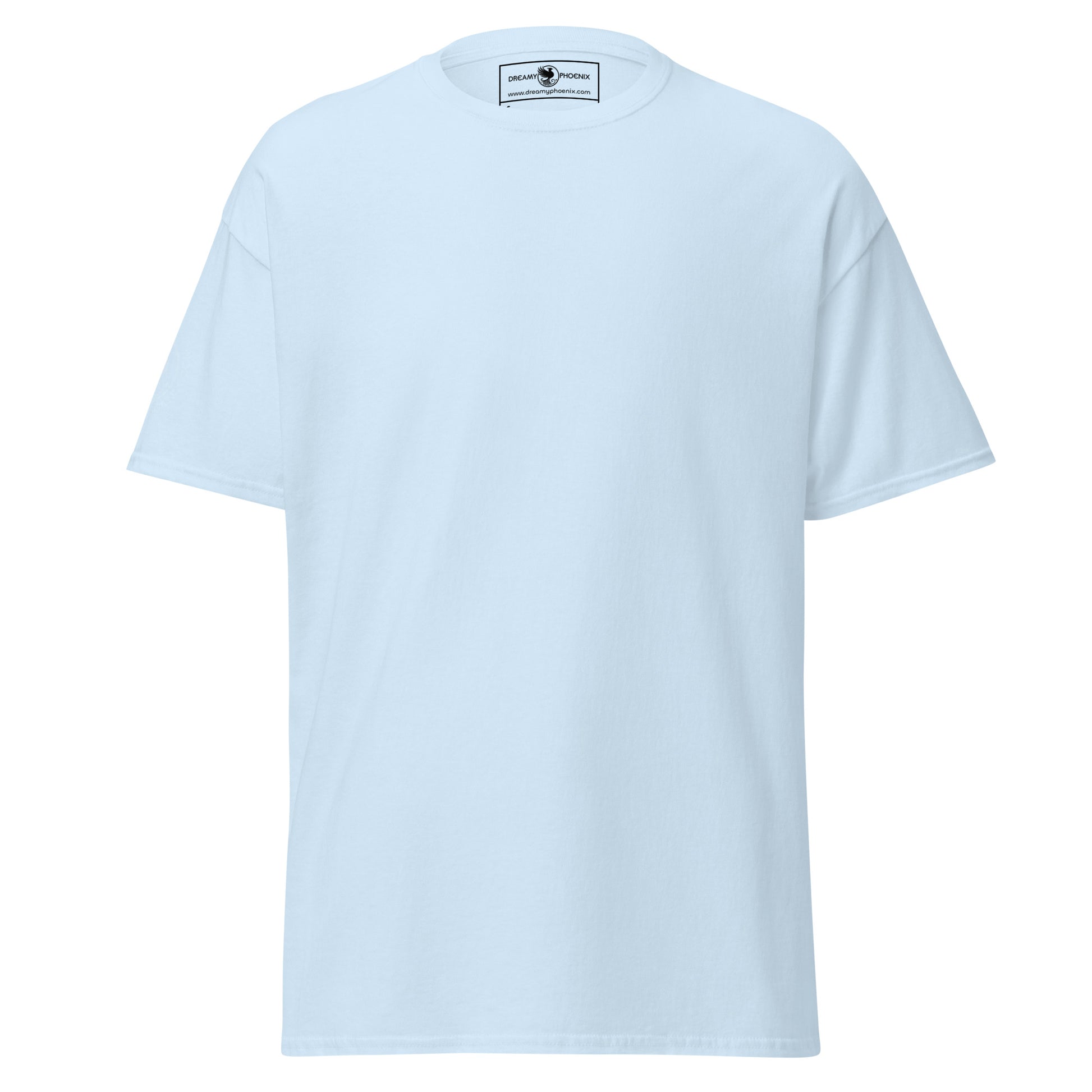 unisex-classic-tee-light-blue-front-69d6ccdc9b0b2 - Dreamy Phoenix
