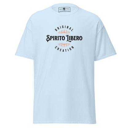 spirito-libero-free-spirit-unisex-classic-tee-light-blue-front-view-Dreamy Phoenix