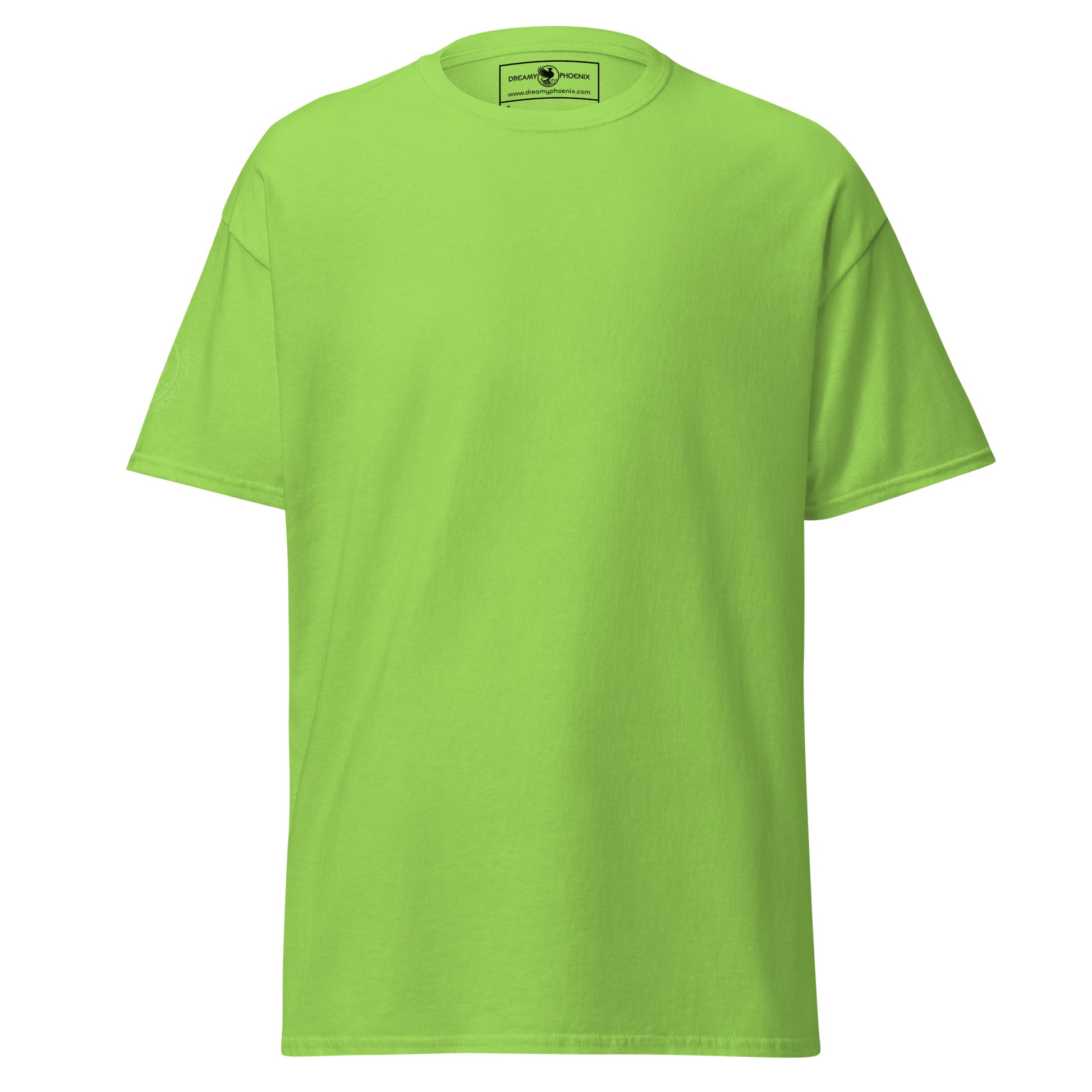 unisex-classic-tee-lime-front-69d6ccdc67251 - Dreamy Phoenix