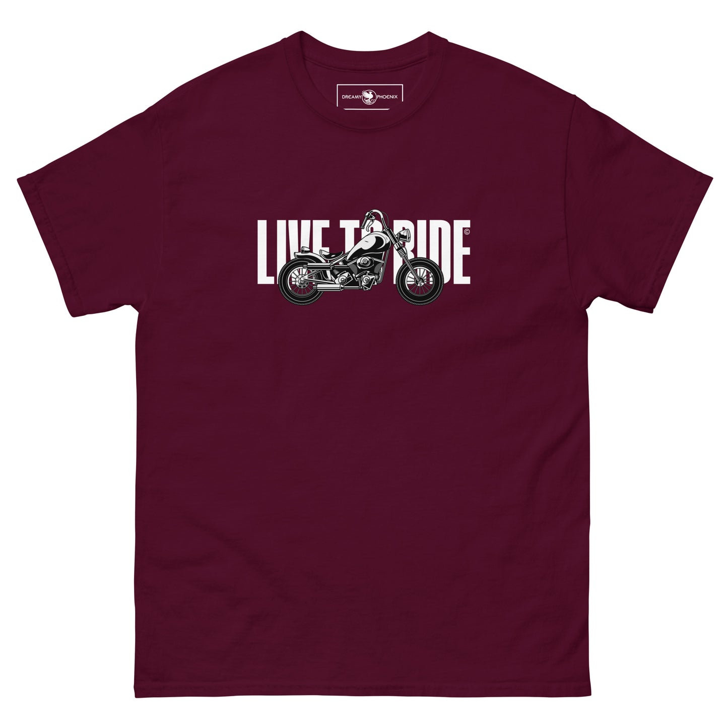 unisex-classic-tee-maroon-front-69b88c15c800b - Dreamy Phoenix