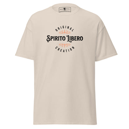 spirito-libero-free-spirit-unisex-classic-tee-natural-colour-front-view-Dreamy Phoenix