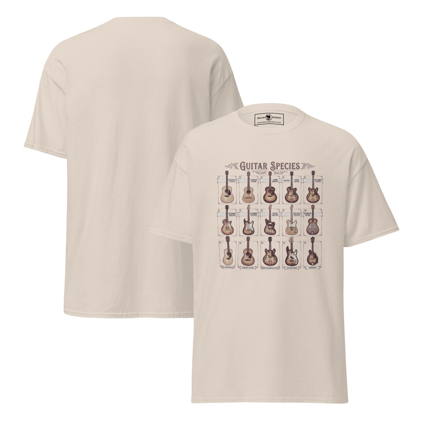 unisex-classic-tee-natural-front-and-back-69dd7e4eec635 - Dreamy Phoenix