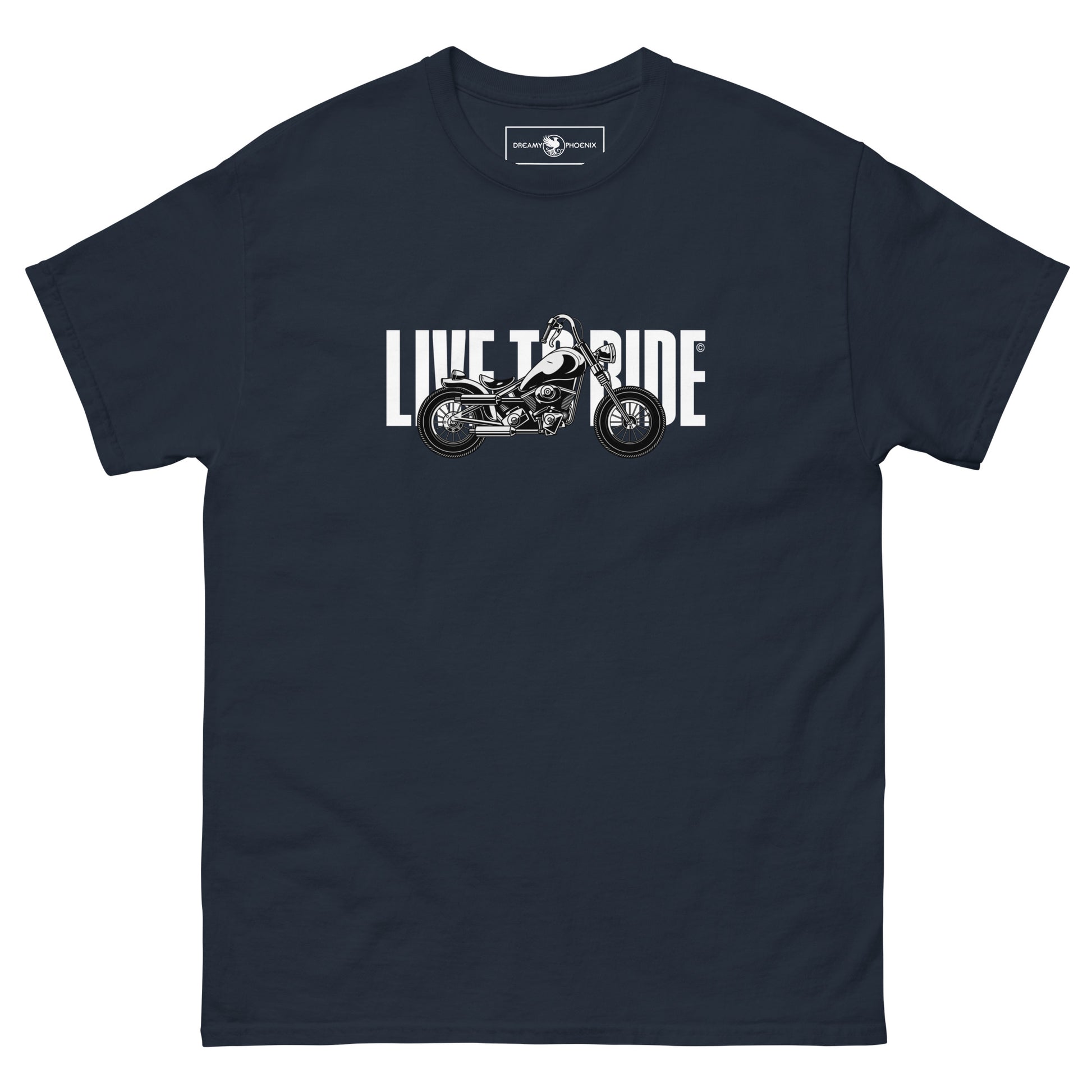 unisex-classic-tee-navy-front-69b88c15cc4ef - Dreamy Phoenix