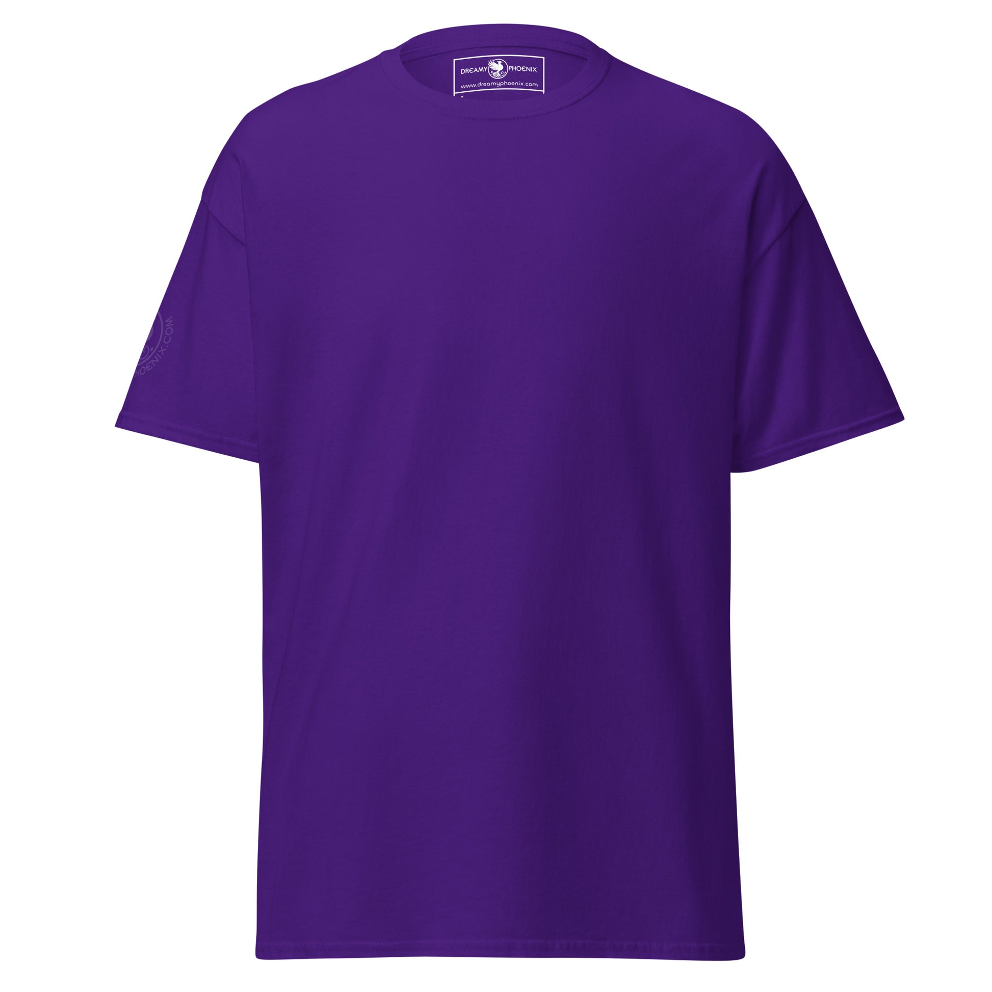 unisex-classic-tee-purple-front-69d6ccdbd4600 - Dreamy Phoenix