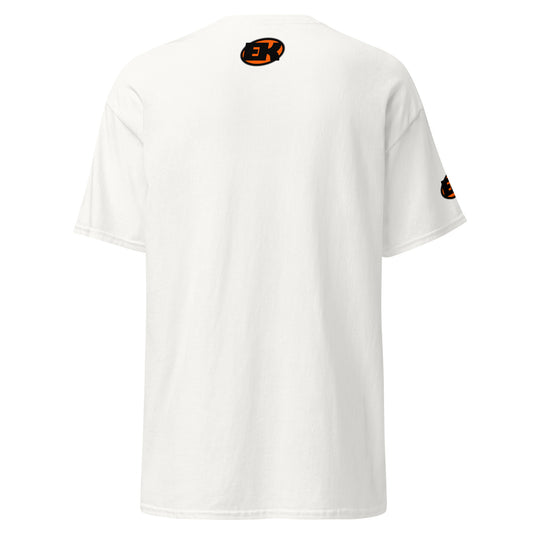 personalised-electric-karting-unisex-classic-tee-white-colour-back-view-Dreamy Phoenix