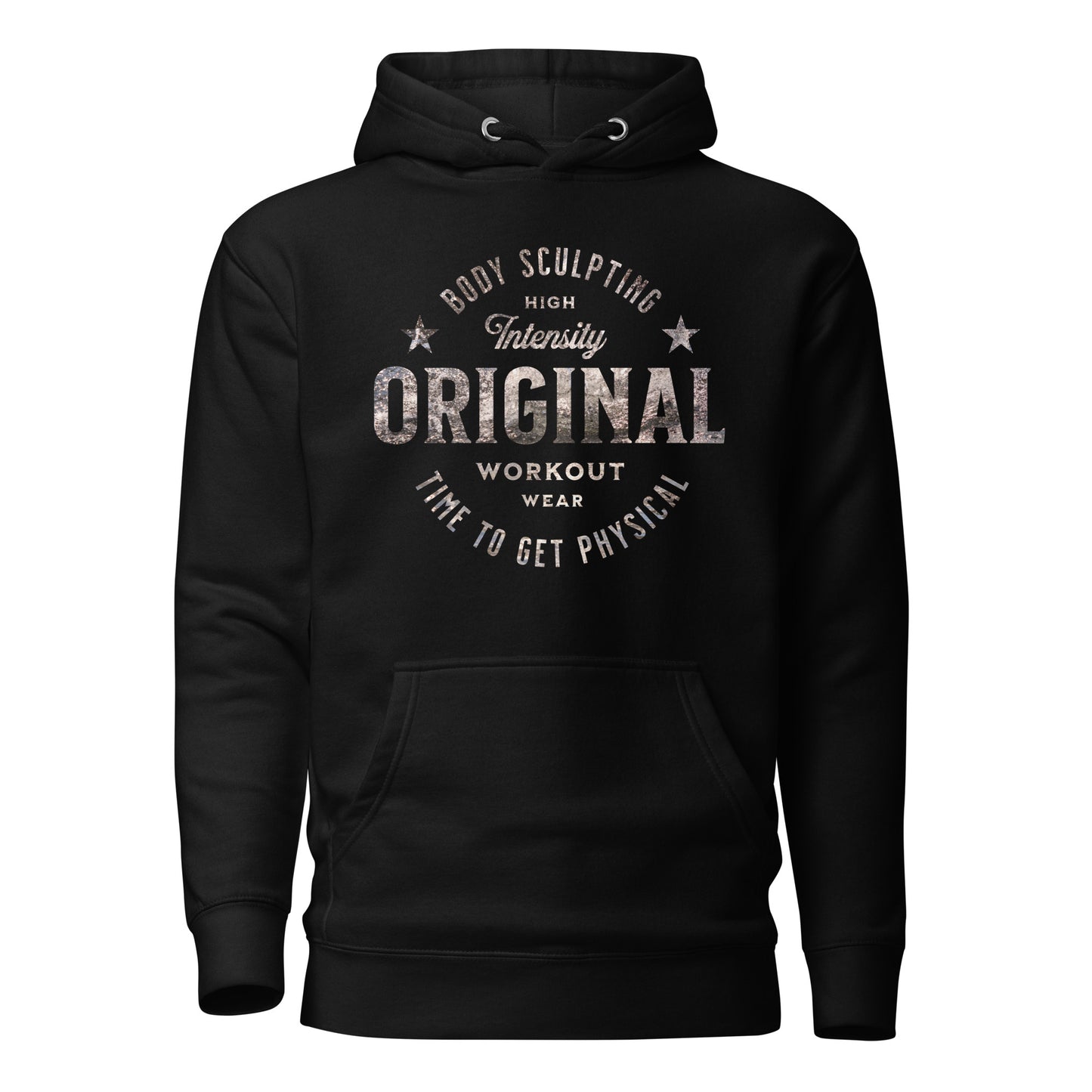 original-workout-wear-unisex-premium-pullover-hoodie-black-front-view-Dreamy Phoenix