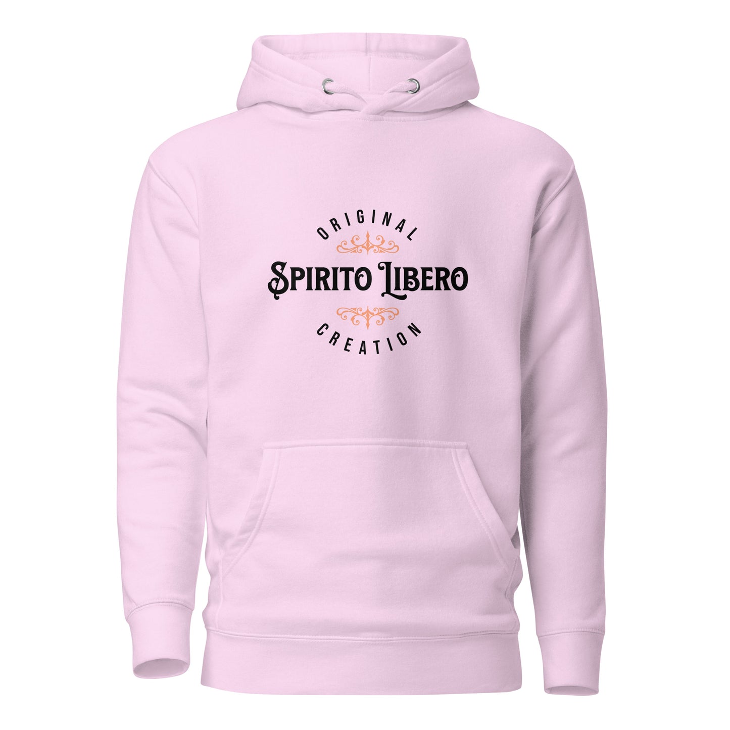 spirito-libero-free-spirit-unisex-premium-pullover-hoodie-lavender-colour-front-view-Dreamy Phoenix