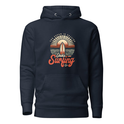 shaka-surfing-co-unisex-premium-pullover-hoodie-navy-front-view-Dreamy Phoenix