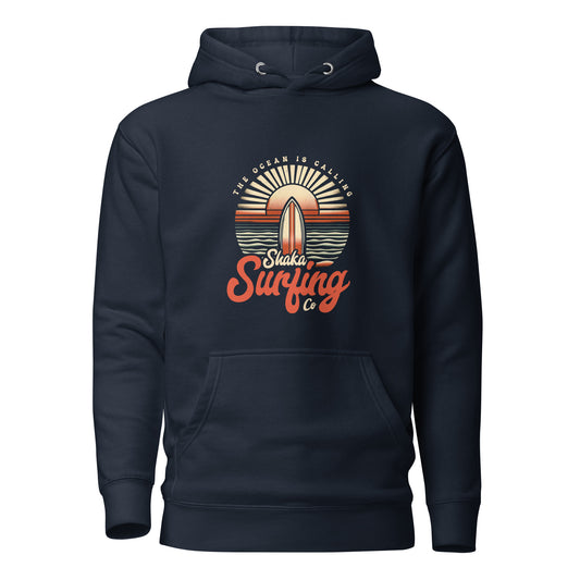 shaka-surfing-co-unisex-premium-pullover-hoodie-navy-front-view-Dreamy Phoenix