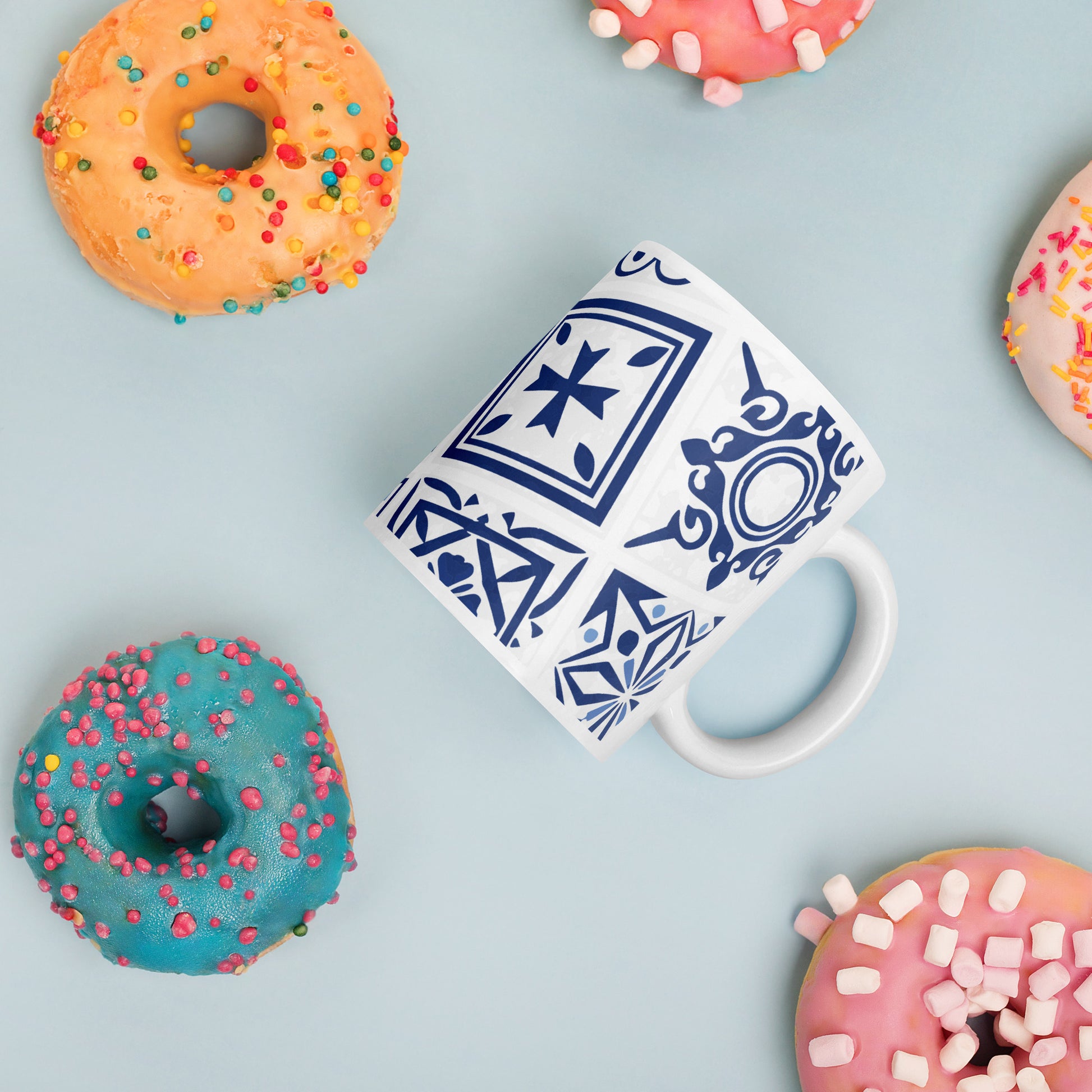 white-glossy-mug-white-11-oz-donuts-6a162d4fe6af5 - Dreamy Phoenix