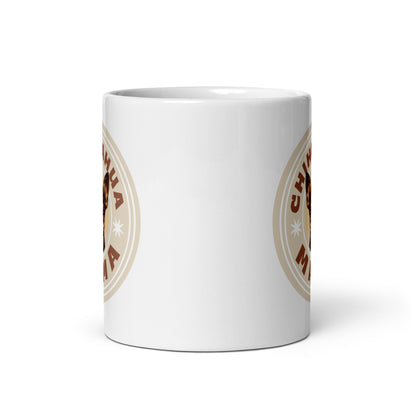 Chihuahua Mama - (Brown) Adorable White Mug for Chihuahua Moms