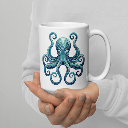 white-glossy-mug-white-15-oz-handle-on-right-6a162a8c9e8a7 - Dreamy Phoenix