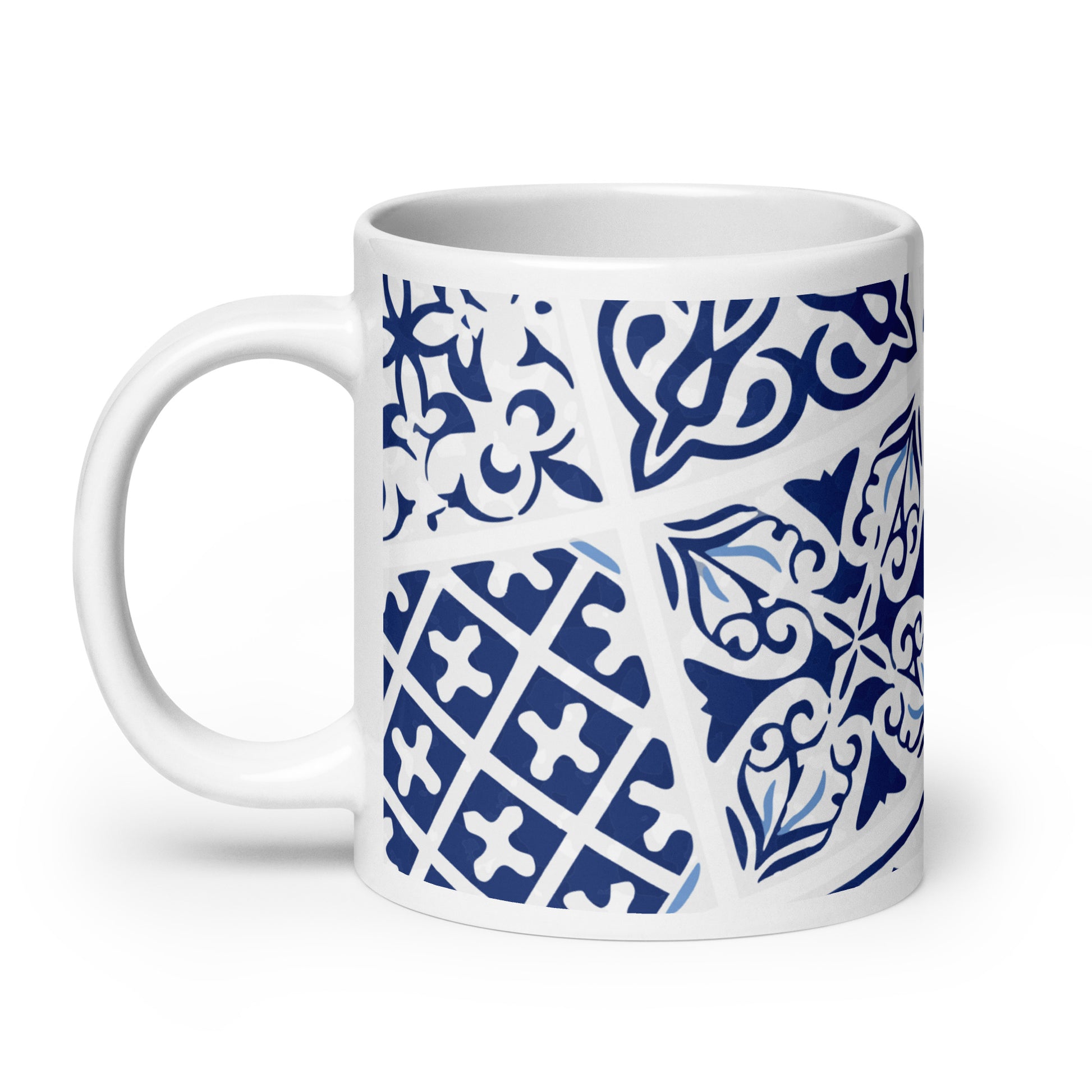 white-glossy-mug-white-20-oz-handle-on-left-6a162d4fe3e08 - Dreamy Phoenix